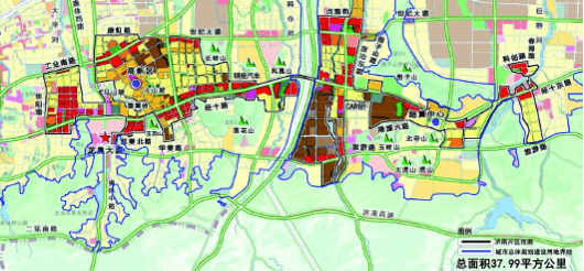 济南市最新大规划图全景高清展示