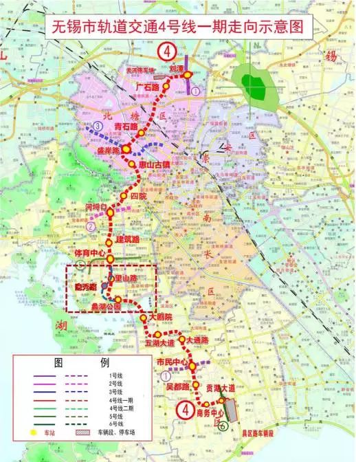 无锡地铁4号线最新线路图概览