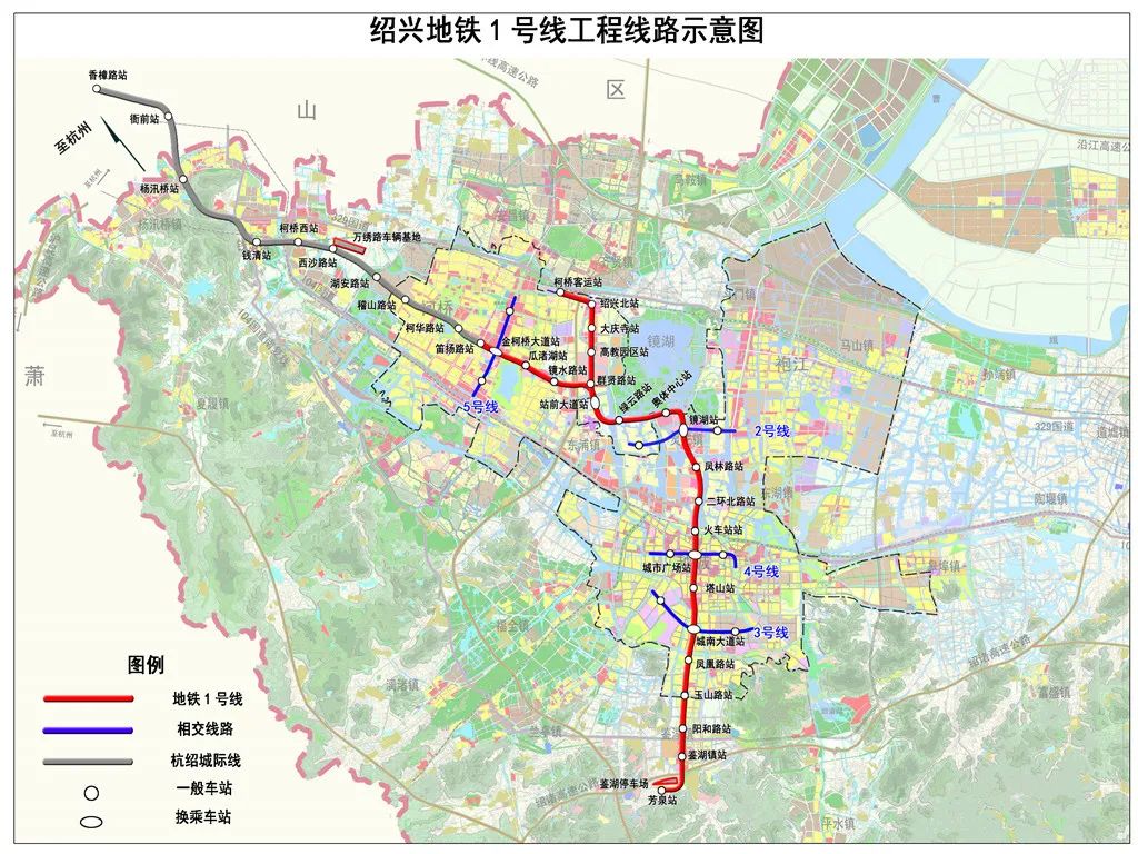 杭州地铁5号线最新线路图揭秘，今年最新版线路图公开！