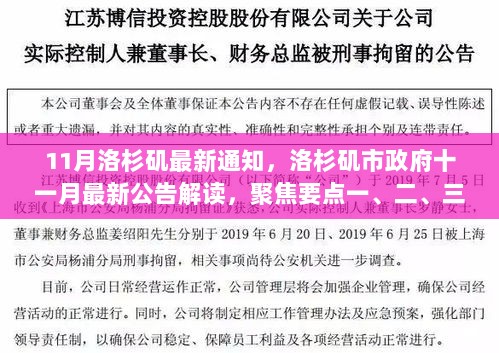 洛杉矶市政府十一月最新公告聚焦，解读要点一、二、三