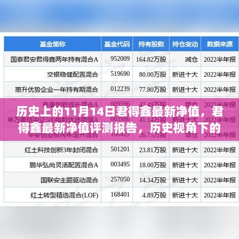 历史视角下的君得鑫最新净值深度剖析与评测报告