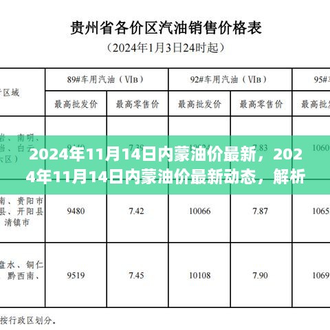 2024年11月14日内蒙古油价最新动态及未来趋势解析