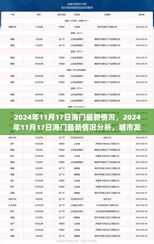 2024年11月17日海门最新情况分析，多维度视角下的城市发展