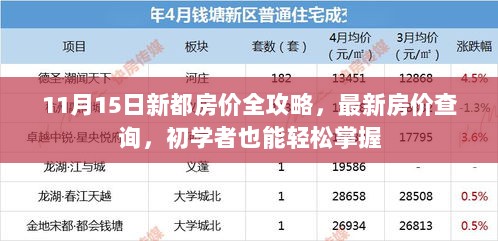 11月15日新都房价全攻略，最新房价查询，初学者也能轻松掌握