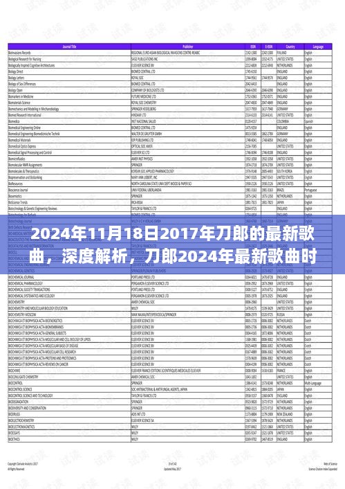 刀郎新歌时光旋律深度解析与全面评测，带你领略刀郎音乐新境界