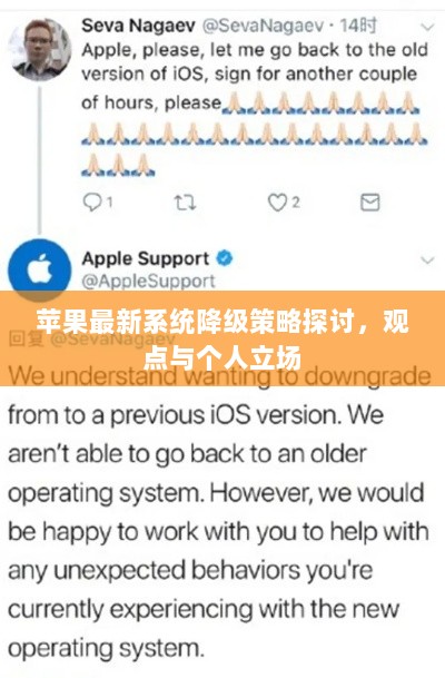 苹果最新系统降级策略探讨，观点与个人立场