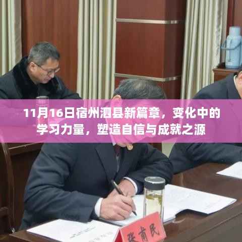 11月16日宿州泗县新篇章，变化中的学习力量，塑造自信与成就之源