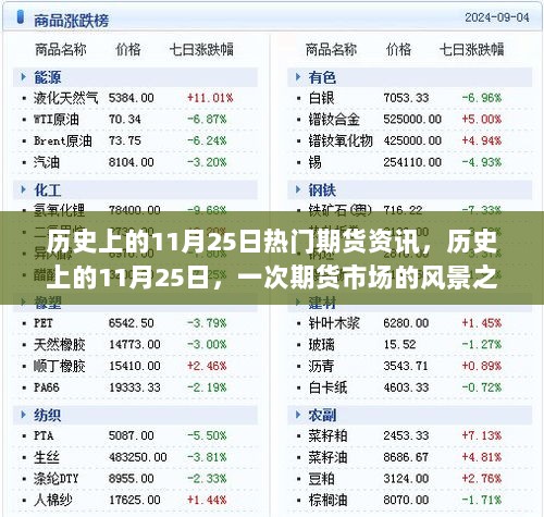 历史上的11月25日期货市场风云变幻，探寻内心宁静的期货之旅