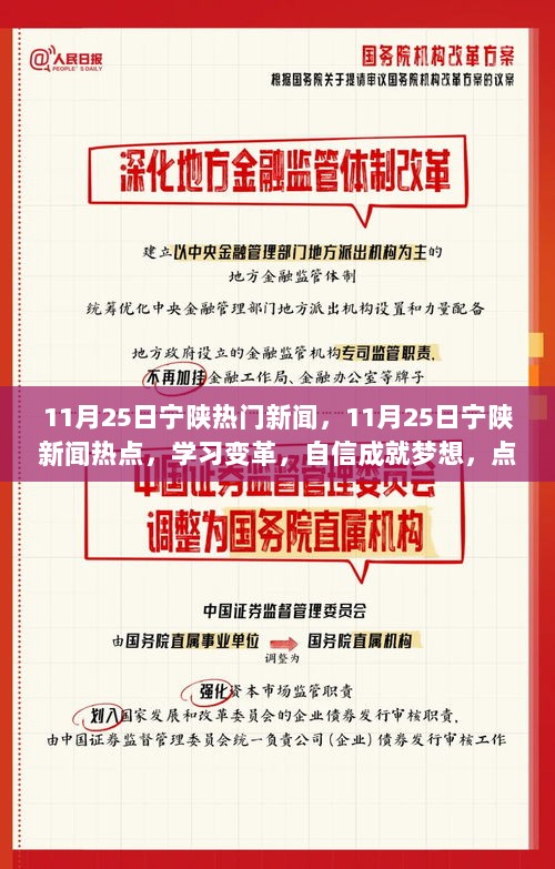 11月25日宁陕热门新闻，11月25日宁陕新闻热点，学习变革，自信成就梦想，点燃励志之光