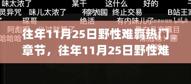 往年11月25日野性难羁热门章节深度测评与用户体验分析