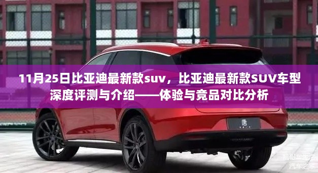 11月25日比亚迪最新款suv，比亚迪最新款SUV车型深度评测与介绍——体验与竞品对比分析