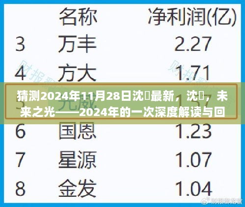 沈玥，未来之光——深度解读与回顾沈玥的2024年展望与最新动态