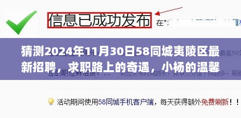 小杨的招聘奇遇，夷陵区最新招聘动态与求职路上的暖心故事