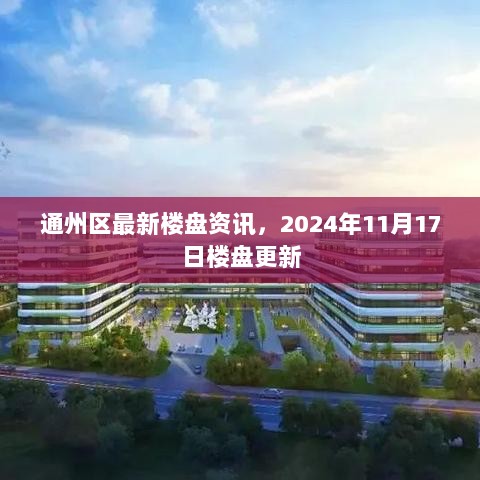 通州区最新楼盘资讯，2024年11月17日楼盘更新