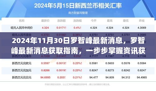 罗智峰最新消息获取指南，掌握资讯获取技能，洞悉罗智峰最新动态