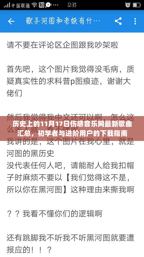 历史上的11月17日伤感音乐网最新歌曲汇总，初学者与进阶用户的下载指南