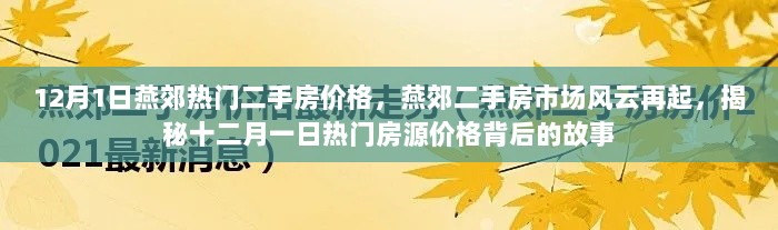 揭秘燕郊二手房市场风云再起，十二月一日热门房源价格背后的故事