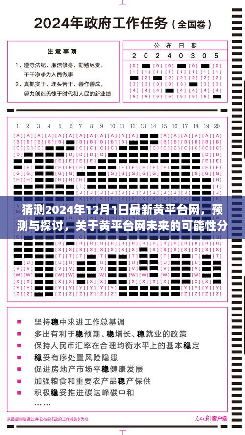 关于黄平台网未来趋势的预测与探讨，以2024年展望为视角的分析报告