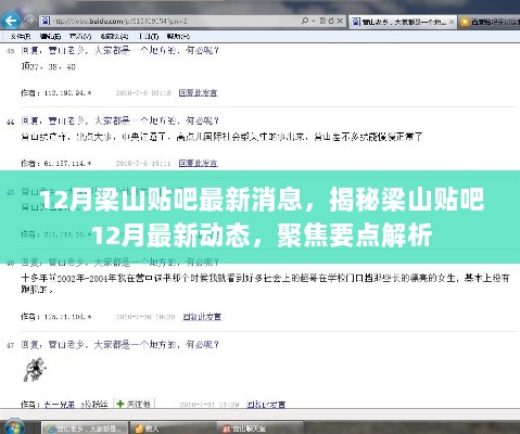 揭秘梁山贴吧12月最新动态，聚焦要点解析与最新消息速递