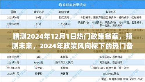 2024年政策风向标下的热门备案趋势预测与解析