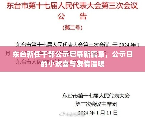 东台新任干部公示启幕新篇章，公示日的小欢喜与友情温暖