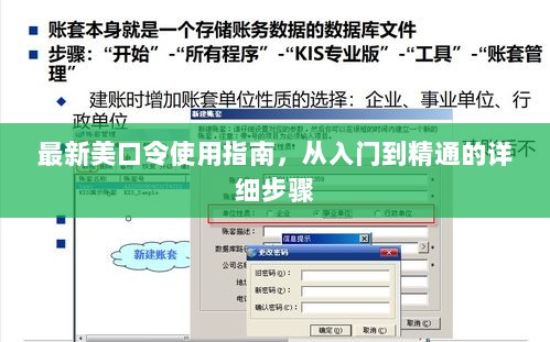 最新美口令使用指南，从入门到精通的详细步骤