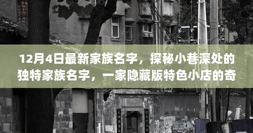 探秘隐藏版特色小店，家族名字背后的奇妙故事（独家报道）