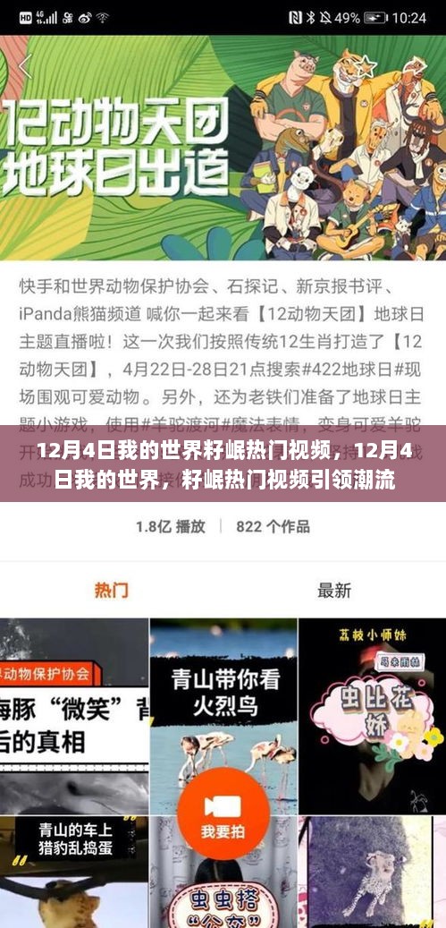 12月4日我的世界籽岷热门视频引领潮流趋势