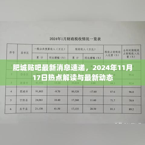 肥城贴吧最新消息速递，2024年11月17日热点解读与最新动态