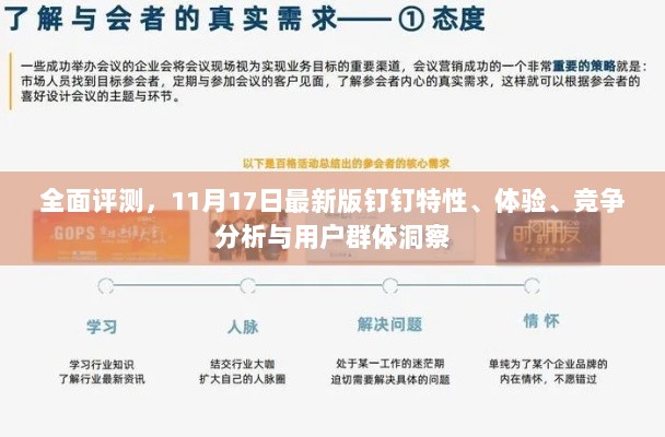 全面评测，11月17日最新版钉钉特性、体验、竞争分析与用户群体洞察