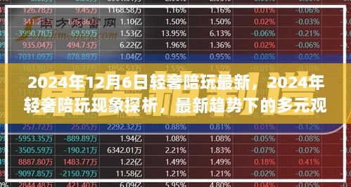 2024年轻奢陪玩现象探析，最新趋势下的多元观点