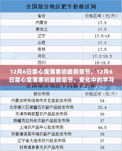 12月6日雷心宝薄寒初最新章节，变化中的学习，构建自信与成就桥梁