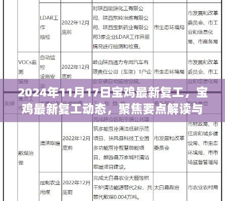 2024年11月17日宝鸡最新复工，宝鸡最新复工动态，聚焦要点解读与未来展望（2024年11月17日）