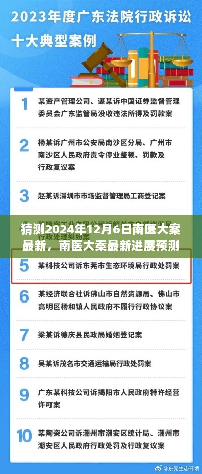 南医大案最新进展预测指南，如何分析与预测案件进展至2024年12月6日最新动态揭秘