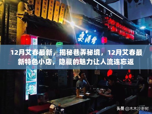 揭秘巷弄秘境，12月艾春最新特色小店，隐藏魅力令人陶醉