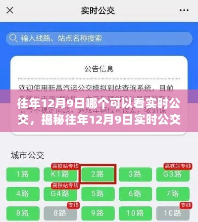 揭秘往年12月9日实时公交查询攻略，如何选择最佳查询平台与工具，实时掌握公交动态！