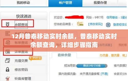 普泰移动实时余额查询步骤指南，12月最新查询方法分享
