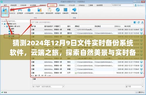云端之旅，实时备份软件与自然美景的奇妙融合，预测未来文件备份趋势至2024年12月9日