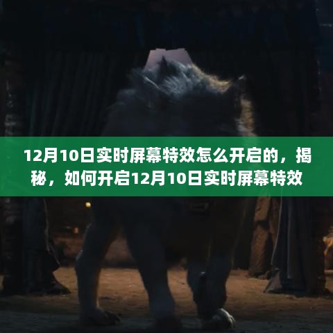 揭秘，如何开启12月10日实时屏幕特效？轻松科普教程助你玩转新功能！