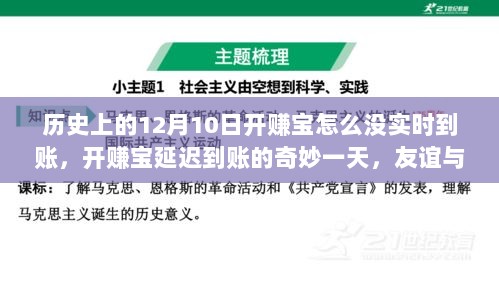 开赚宝延迟到账的奇妙日，友谊与陪伴的温馨故事