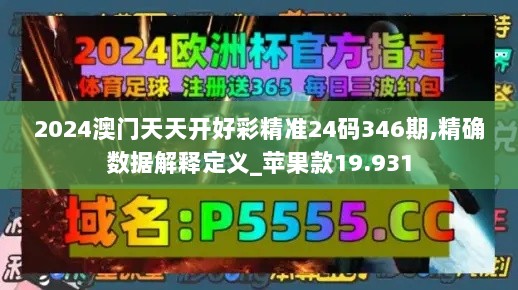 2024澳门天天开好彩精准24码346期,精确数据解释定义_苹果款19.931