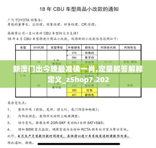 新澳门出今晚最准确一肖,定量解答解释定义_zShop7.202