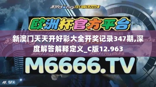 新澳门天天开好彩大全开奖记录347期,深度解答解释定义_C版12.963