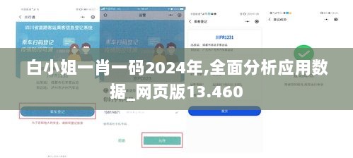 白小姐一肖一码2024年,全面分析应用数据_网页版13.460