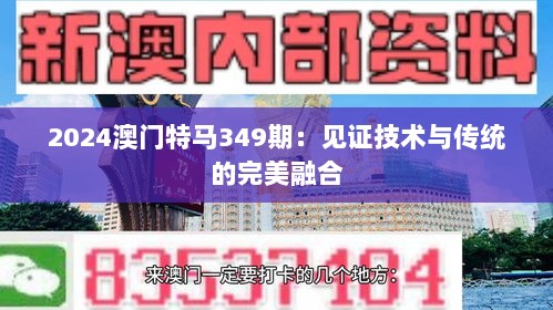 2024澳门特马349期：见证技术与传统的完美融合