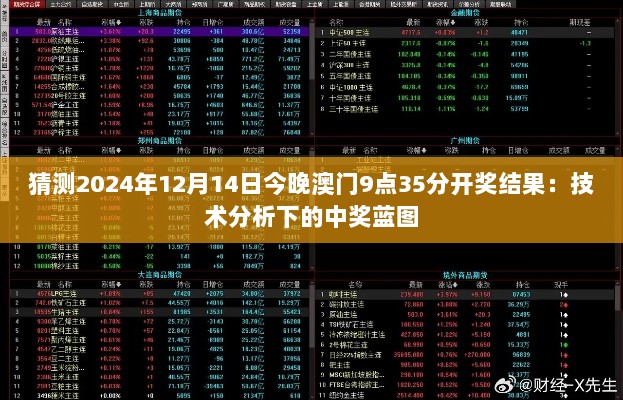 猜测2024年12月14日今晚澳门9点35分开奖结果：技术分析下的中奖蓝图