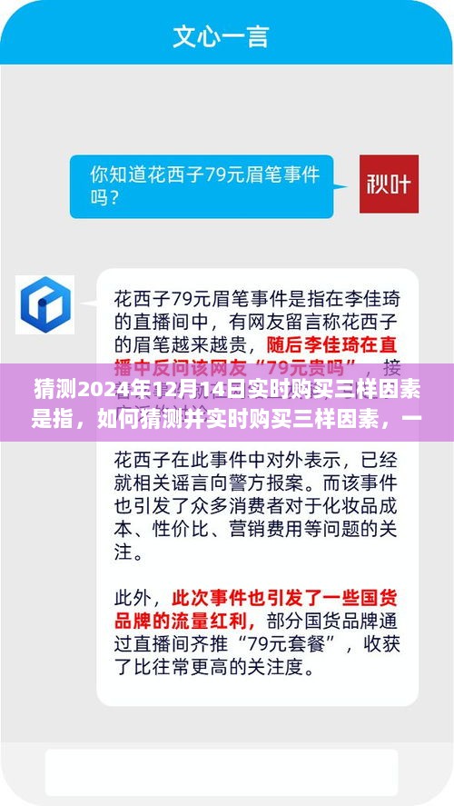 实时购买三要素，如何猜测并把握2024年12月14日的三大关键因素——初学者与进阶用户指南