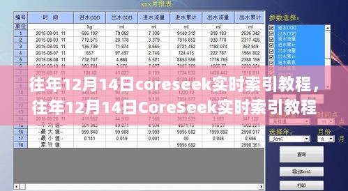 CoreSeek实时索引教程，构建高效搜索体验的关键步骤（往年12月14日）