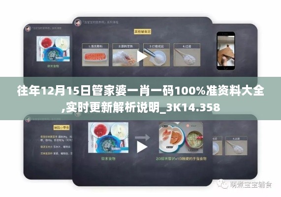 往年12月15日管家婆一肖一码100%准资料大全,实时更新解析说明_3K14.358