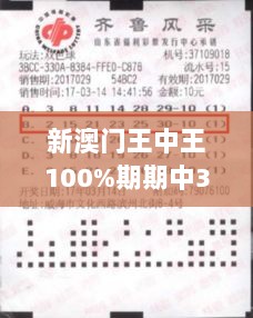 新澳门王中王100%期期中351期：揭秘持续中奖背后的策略